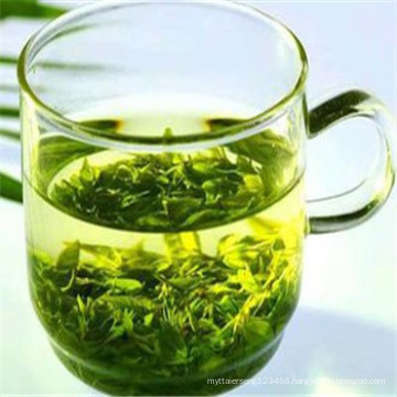 Green tea leaves